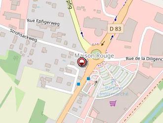 Carte de Mcdonald's à Sélestat