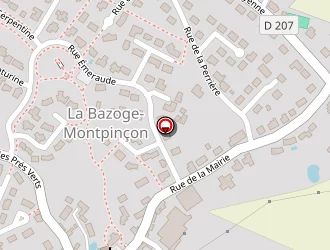 Carte de Bibliothèque à Bazoge-montpinçon (la)