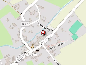 Carte de Circuits De Randonnée à René