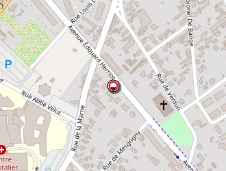 Carte de Presbytère Saint Bruno à Troyes