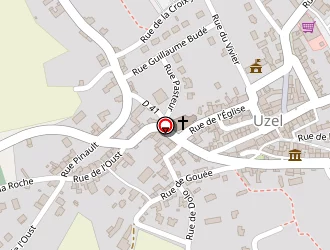 Carte de Presbytère à Uzel