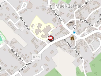 Carte de Garage Dunet à Maël-carhaix