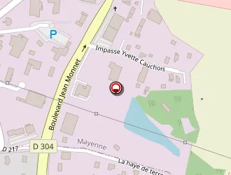 Carte de Central Garage à Mayenne