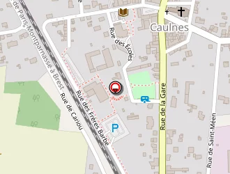 Carte de Gaudrel René à Caulnes