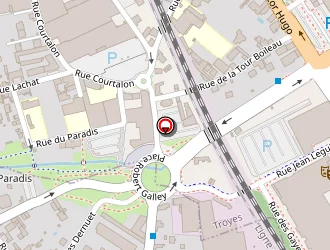 Carte de Troyes Expo Cube à Troyes