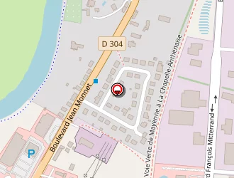 Carte de Buromat à Mayenne