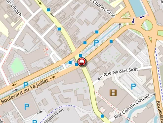 Carte de Mercure Troyes Centre à Troyes