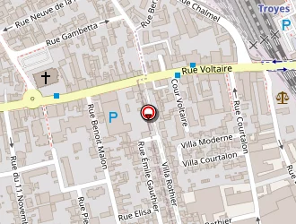 Carte de Rouard à Troyes