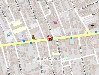 Carte de Maison De La Science à Sainte-savine