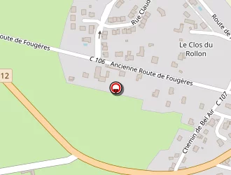 Carte de Bel Amy à Ernée