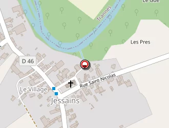 Carte de Jobe Thierry à Jessains