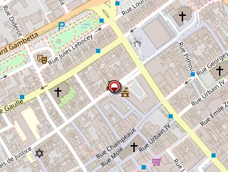 Carte de Free Center à Troyes