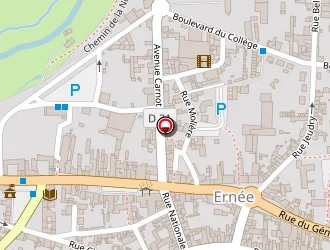 Carte de Maison De La Presse à Ernée