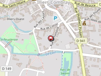 Carte de Transport Du Centre à Illiers-combray