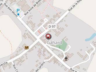 Carte de Café De La Poste à Gahard