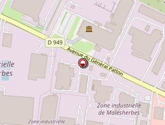 Carte de Point P à Malesherbes