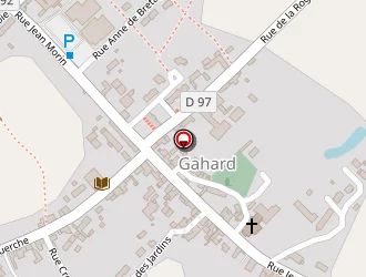 Carte de Lepas Gérard à Gahard