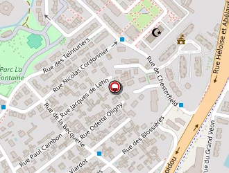 Carte de Complexe Multi-activités Des Blossieres à Troyes