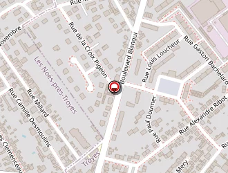 Carte de Analisa à Sainte-savine