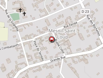 Carte de Becard Christian à Mesnil-saint-loup