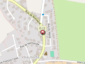 Carte de Le Bretagne à Vautorte