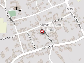 Carte de Simon Grégory à Mesnil-saint-loup