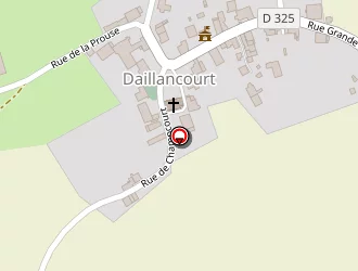 Carte de Les Marronniers (earl) à Daillancourt