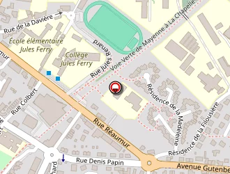 Carte de Meziere Romain à Mayenne