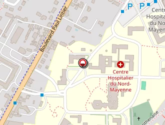 Carte de Collège Jules Ferry à Mayenne