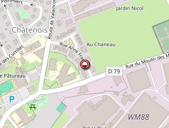 Carte de Si Joliment Dit à Châtenois