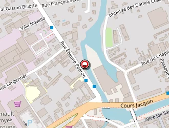 Carte de Sos Ambulances à Troyes