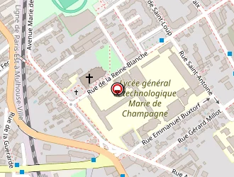 Carte de Carré Béatrice à Troyes