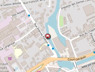 Carte de Gaspar Anthony à Troyes