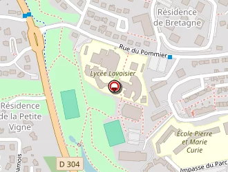 Carte de Salle Robert Buron à Mayenne