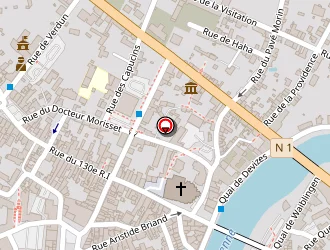 Carte de Maison De Retraite Eau Vive à Mayenne