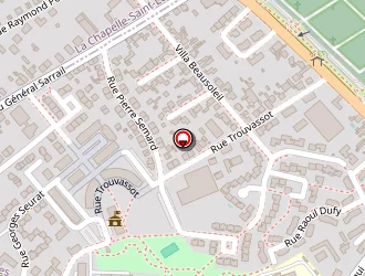 Carte de Salle Du Cmas à Troyes