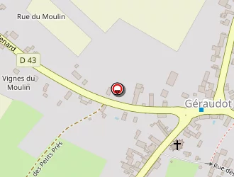 Carte de Base Nautique Aepa à Géraudot