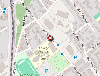 Carte de Collège Pithou à Troyes