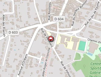 Carte de Maison De Retraite Sainte Cécile à Angerville