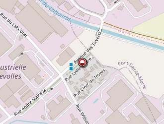 Carte de La Poste à Troyes