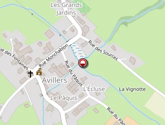 Carte de Claudon Aude à Avillers