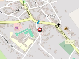 Carte de Collège D'enseignement Général à Corlay