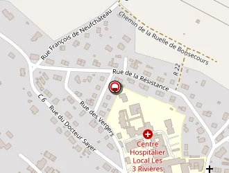 Carte de Hôpital Local à Châtel-sur-moselle