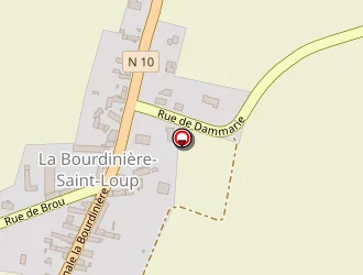 Carte de Carrel'eure Et Loir à Bourdinière-saint-loup (la)