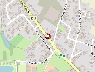 Carte de Lanno Rosine à Rhinau