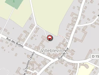 Carte de Maison De Retraite à Villeblevin