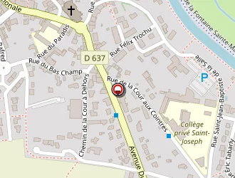 Carte de La Poste à Tinténiac