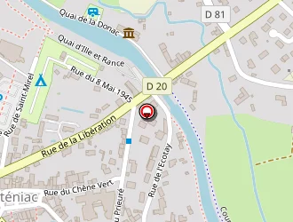 Carte de Robert Peggy à Tinténiac