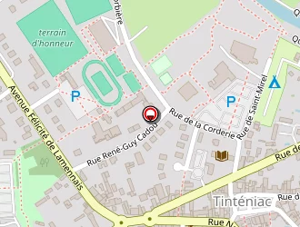 Carte de Espace Couture à Tinténiac