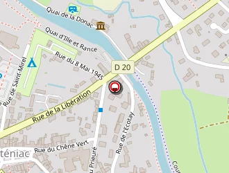 Carte de Ecole Primaire Privée Notre-dame à Tinténiac